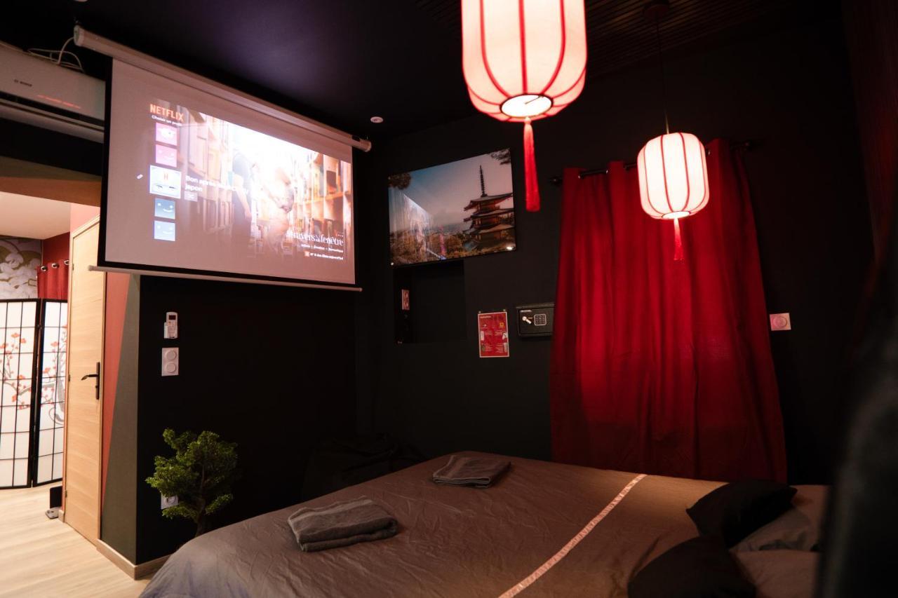 Апартаменты Capsule Japon - Jacuzzi - Netflix & Ecran Cinema - Xbox Trith-Saint-Leger Экстерьер фото