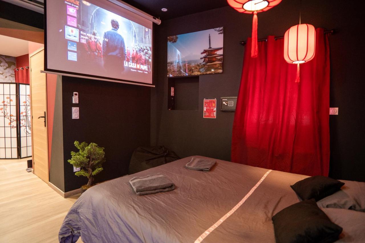 Апартаменты Capsule Japon - Jacuzzi - Netflix & Ecran Cinema - Xbox Trith-Saint-Leger Экстерьер фото