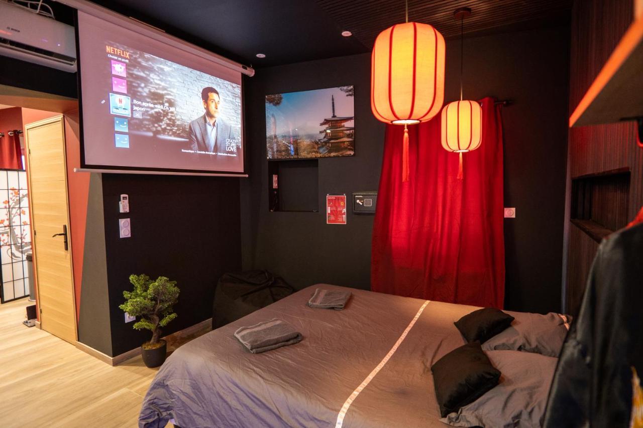 Апартаменты Capsule Japon - Jacuzzi - Netflix & Ecran Cinema - Xbox Trith-Saint-Leger Экстерьер фото